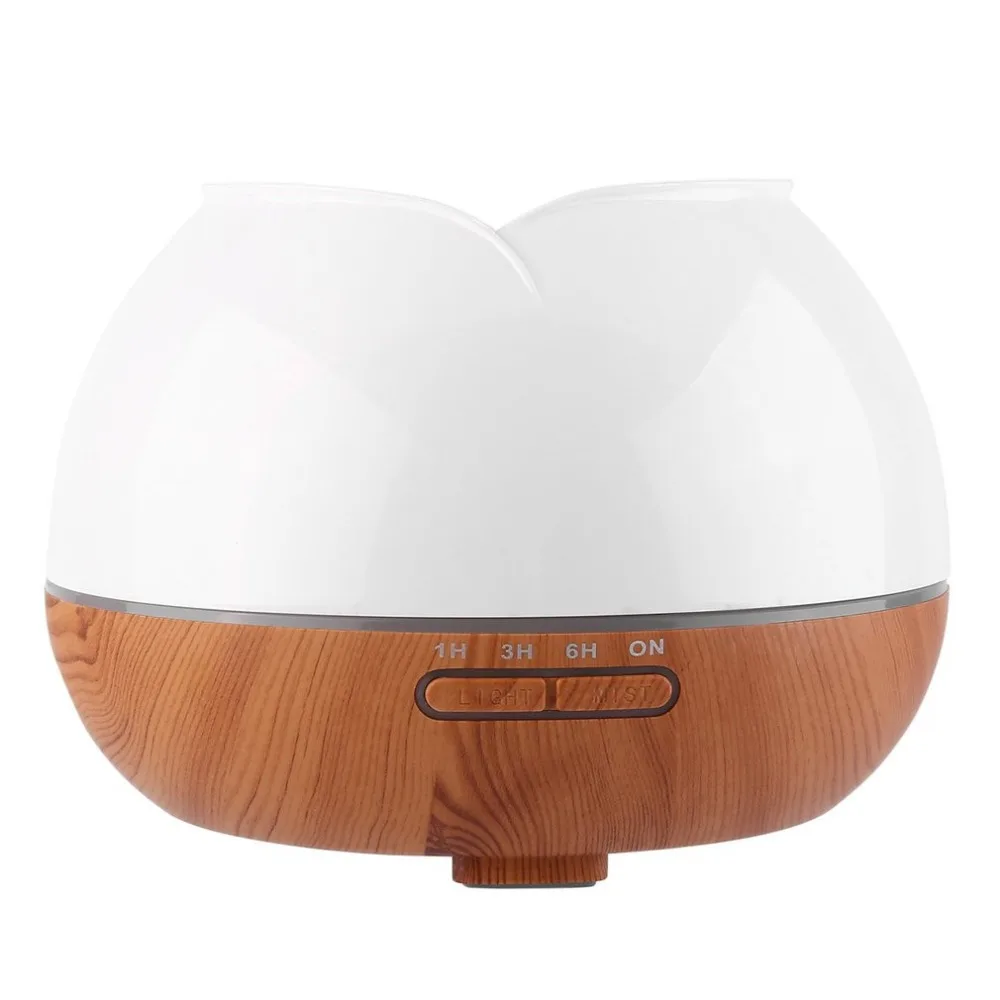 

Essential Oil Diffuser Home Use Aromatherapy Machine Round Aroma Air Humidifier Food Grade PP Shell Fragrance Lamp US Plug