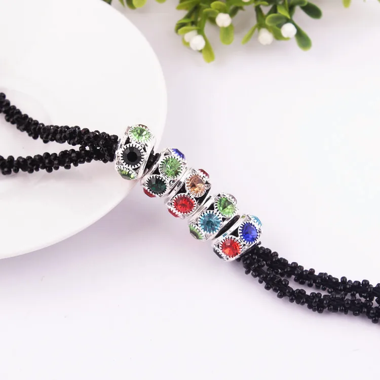 

Long Sparkling Beaded Necklace Female Sweater Chain