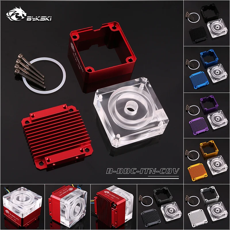 

Bykski B-DDC-ITN-COV DDC Pump Armor Heatsink Armor TOP Acrylic Cover For 3.2 Pump High Performance Silent Armor Water Cooling