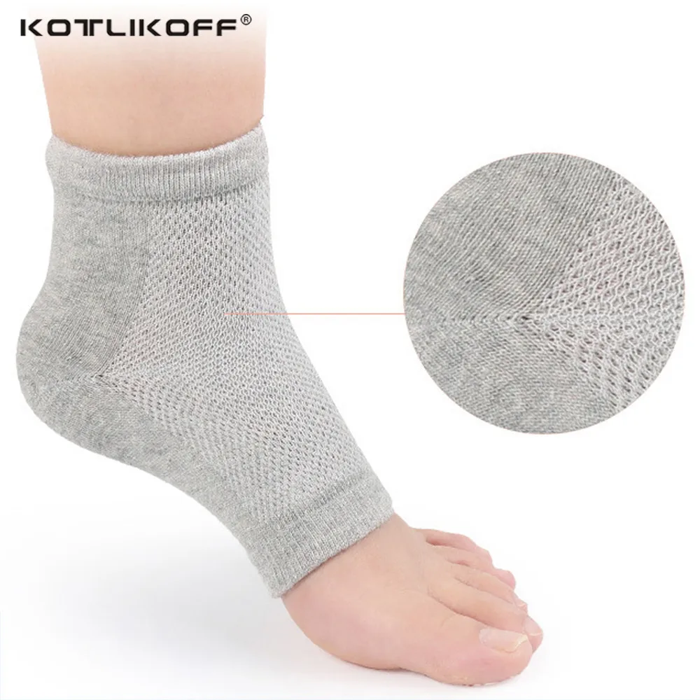 

EID Silicone Gel heel Socks Insoles Breathable 7 Colors Heel Cushion Socks for Men Women Relieve Plantar Fasciitis pad pads