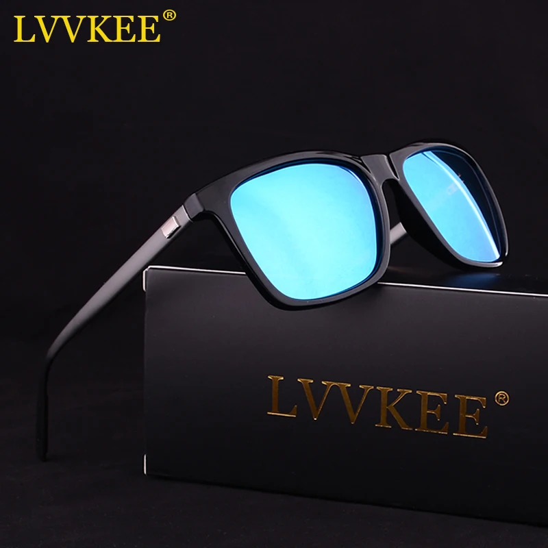 LVVKEE Fashion 2018 HD Polarized Sunglases Men Luxusní designer značky Driving Sluneční brýle pro ženy Eyewear s originálním pouzdrem