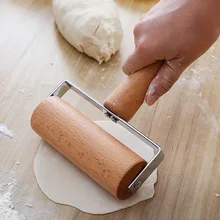 Рулон пасты для помадка, кондитерские изделия деревянная Скалка ручной паста макаронные изделия печенья паста пекарня пицца кухонные принадлежности для выпечки