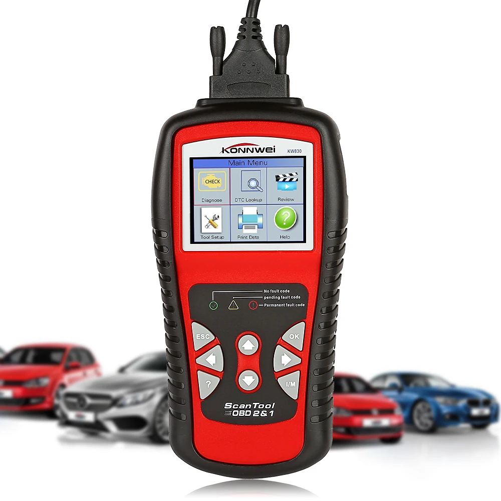 KONNWEI KW830 OBD2/ EOBD Car Diagnostics Auto Scanner Automotive Fault