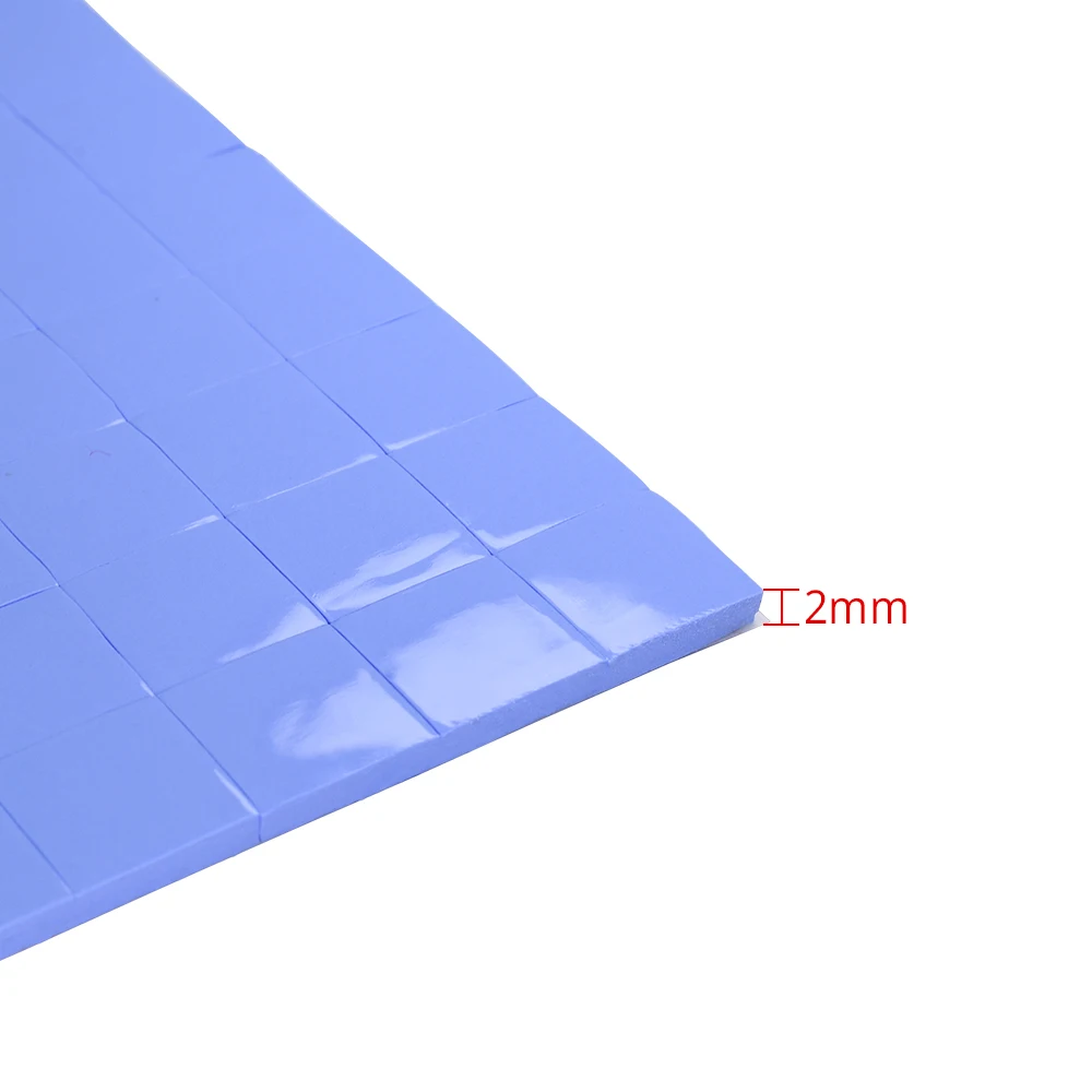 TISHRIC 100*100*2 ملليمتر عالية الأداء GPU وحدة المعالجة المركزية التبريد برودة موصل SiliconePC مروحة برودة سادة الحرارية منصات 2 ملليمتر