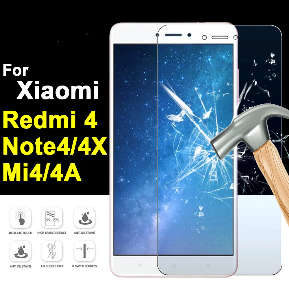 Защитное стекло для xiaomi redmi 4x 4a note 4 note4x 4 mi a1 Ksio mi 4 закаленное read mi A4 X4 Re mi A X Xio mi Xiaomei 9H