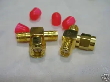

30 T-Connector Adapter SMA Male to Dual 2 SMA Female 24