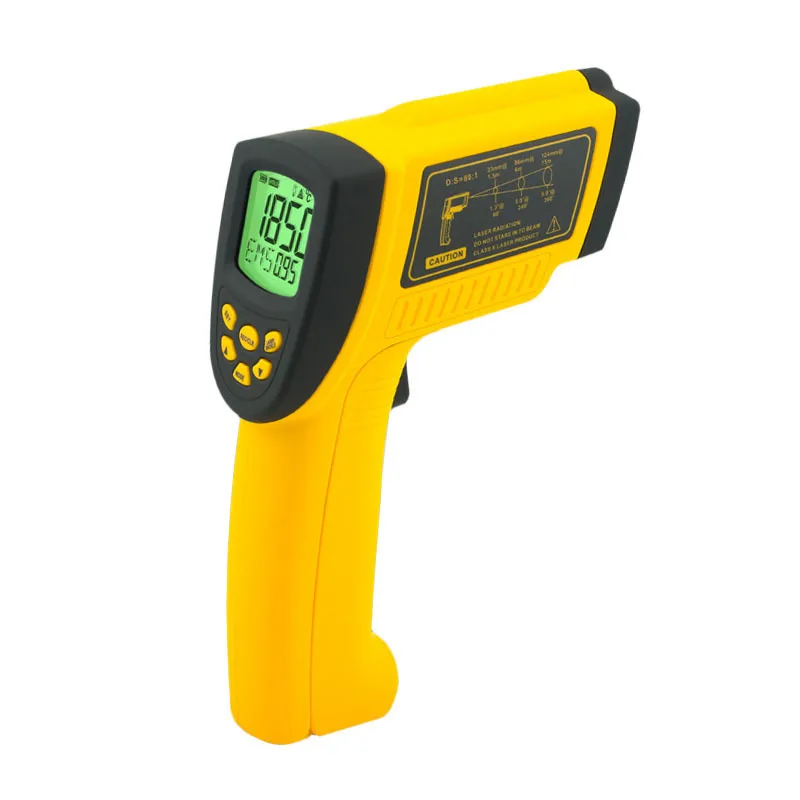 

IR Laser Point Gun non-contact Infrared Thermometer Digital infrared thermometer 200~1650C (0~2642F) AR882A With Carry Box