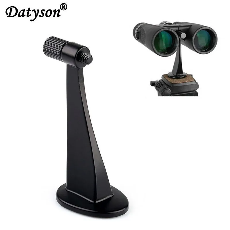 

Full Metal Support Tripod Bracket Mount Standard Thread Adapter 1/4 Inch Standard Thread forBinoculars Monocular Telescope Black