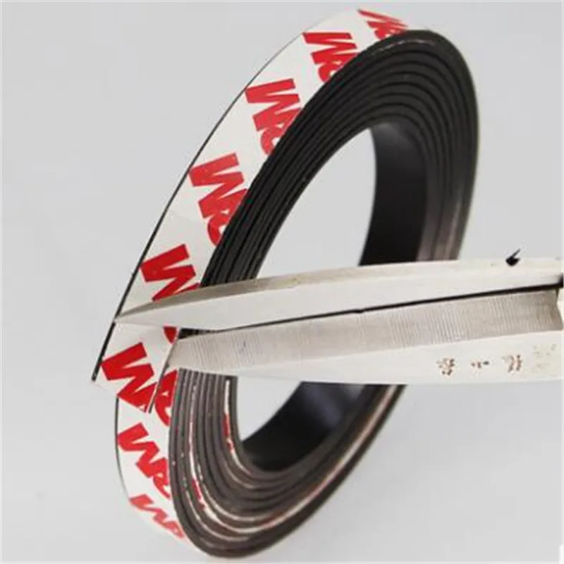 5 м гибкий магнит 10 мм Ширина 1,5 мм толщины резиновый магнитная лента гибкий магнит DIY Ремесленная лента
