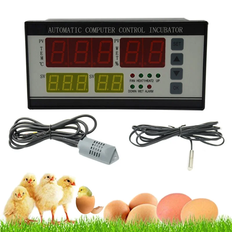 

XM-18 Multifunction Controller Incubator Automatic Incubator Industrial Incubators Humidity Temperature Probe can CSV