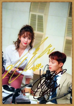 

hand signed Kim Sohyun So hyun Yoon Du Jun autographed photo Radio Romance 4*6 free shipping K-POP 022018B