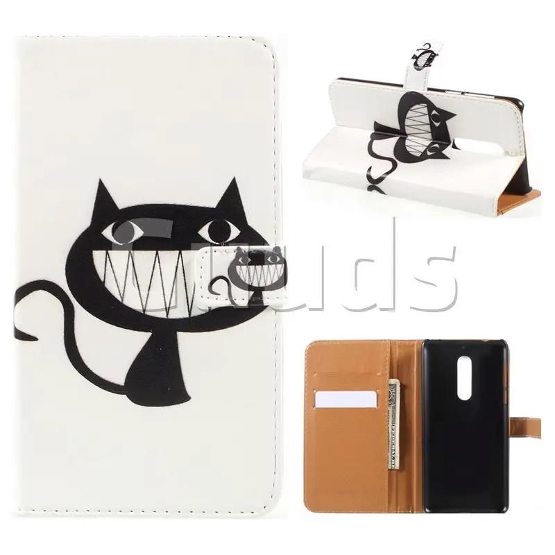 Proud Cat Leather Wallet Case for Xiaomi Redmi Note 4X