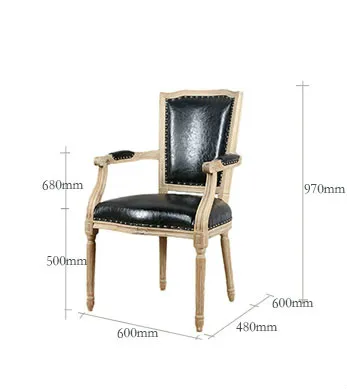 Луи мода кофе стул американская мебель для столовой французский европейский обеденный вышивка цветок птица квадратный задний подлокотник