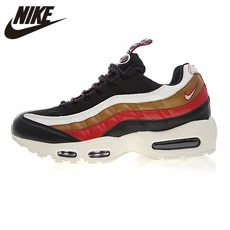 

Nike Air Max 95 TT PRM Men's Running Shoes, Black & Khaki, Shock Absorption Non-slip Wear Resistant AJ4077 002