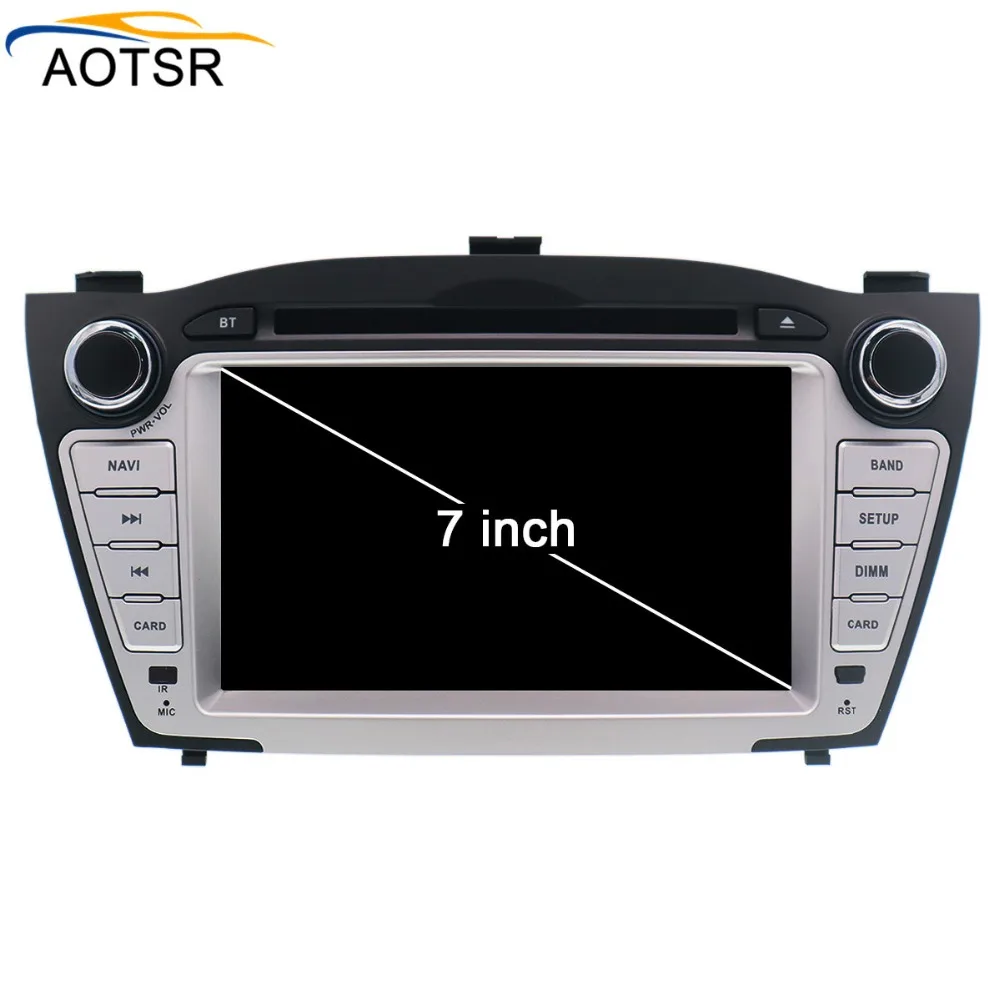 Top IPS Screen Android 8.1 Car multimedia dvd player head unit For Hyundai IX35 Tucson 2009 - 2015 GPS Navigation radio auto stereo 2