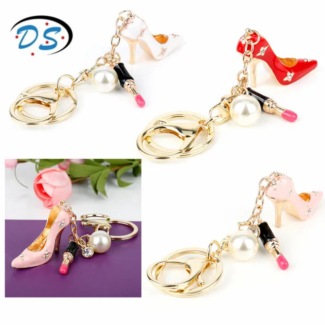 Purse Jewelry Bag Handbag Keychain High Heel Shoes Keyrings For Purse Jewelry Bag Handbag Keychain High Heel Shoes Keyrings For Bags Handbags Pendants Holder Pearls