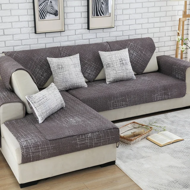 Tuedio Cotton Sofa Cover Towel Modern Brief Coffee Graffiti Slip Tuedio Cotton Sofa Cover Towel Modern Brief Coffee Graffiti Slip Resistant Slipcover Seat Couch