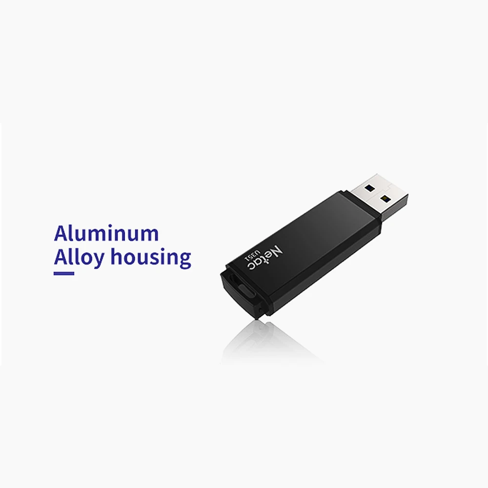 Netac U351 USB флэш-диск 16 GB 32G 64 GB 128 GB Aluninum сплава USB3.0 флэш-диск Портативный U диск флешки автомобиль Pen Drives