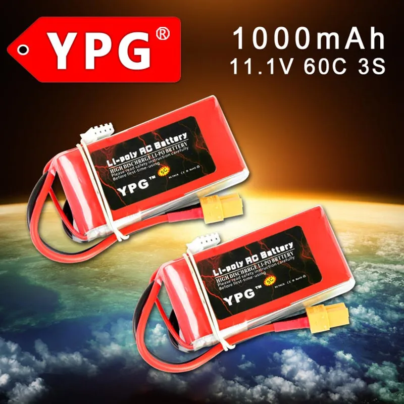 2P YPG 11 1 V 1000MAH 60C 3S Lipo аккумуляторные батареи batteria lipo для квадрокоптера и
