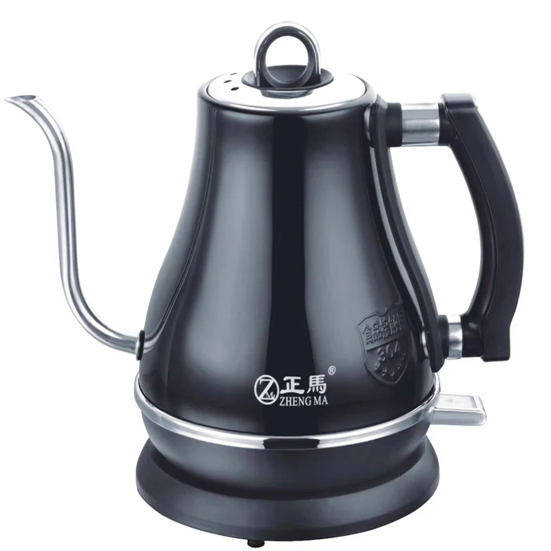 

Home Electric Kettles Stainless Steel Electric Water Kettle Fine Mouth Gooseneck Kettle Auto Power-off Protection Water Boiler