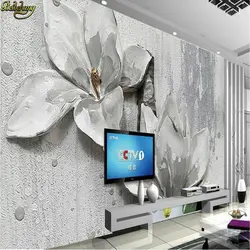 Beibehang пользовательские фото обои fresco Орхидея рельеф стены 3d фоне стены цветочный рельеф декоративная живопись Papel де Parede