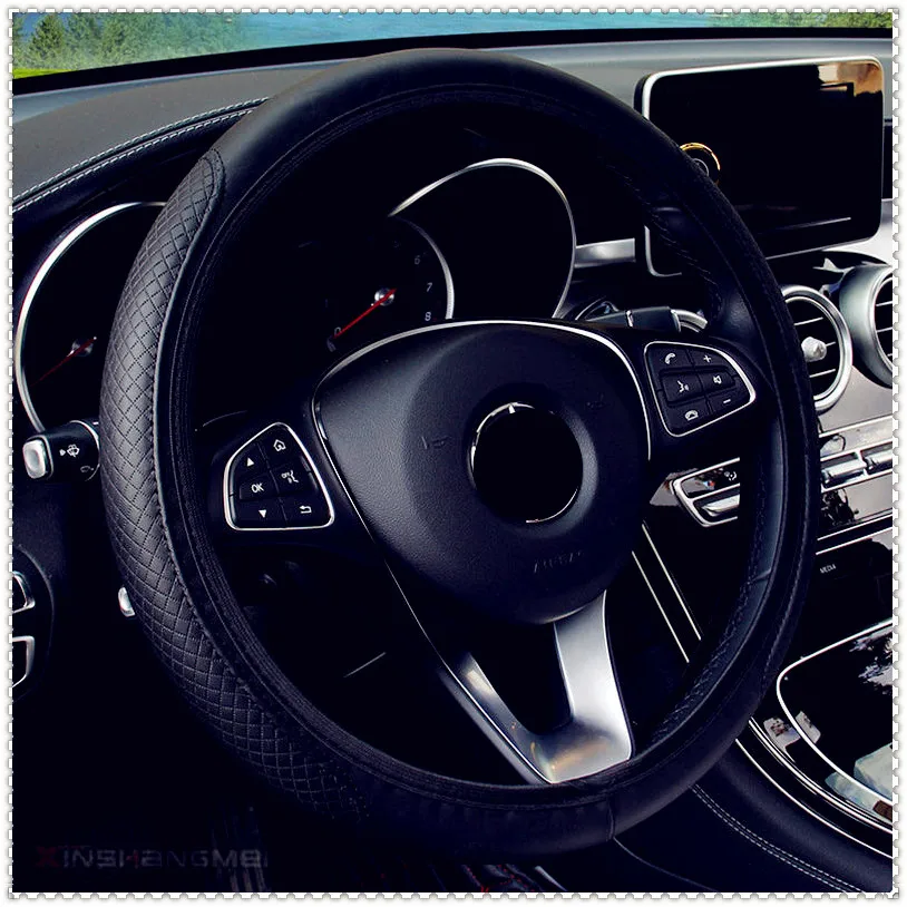 

car Steering wheel Artificial Leather Cover for BMW all series 1 2 3 4 5 6 7 X E F-series E46 E90 F09 Scooter Gran i8 Z4 X5 X4
