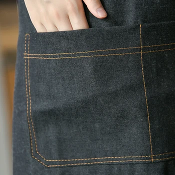 

1x Denim Canvas Pockets Apron Butcher Crafts Baking Chefs Kitchen Cooking BBQ