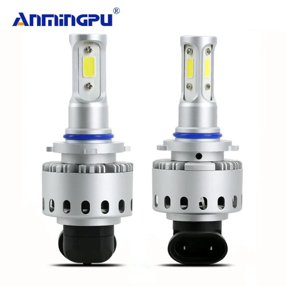 ANMINGPU Car Light H4 H7 LED H8 H11 HB3 9005 HB4 9006 LED font b Lamp