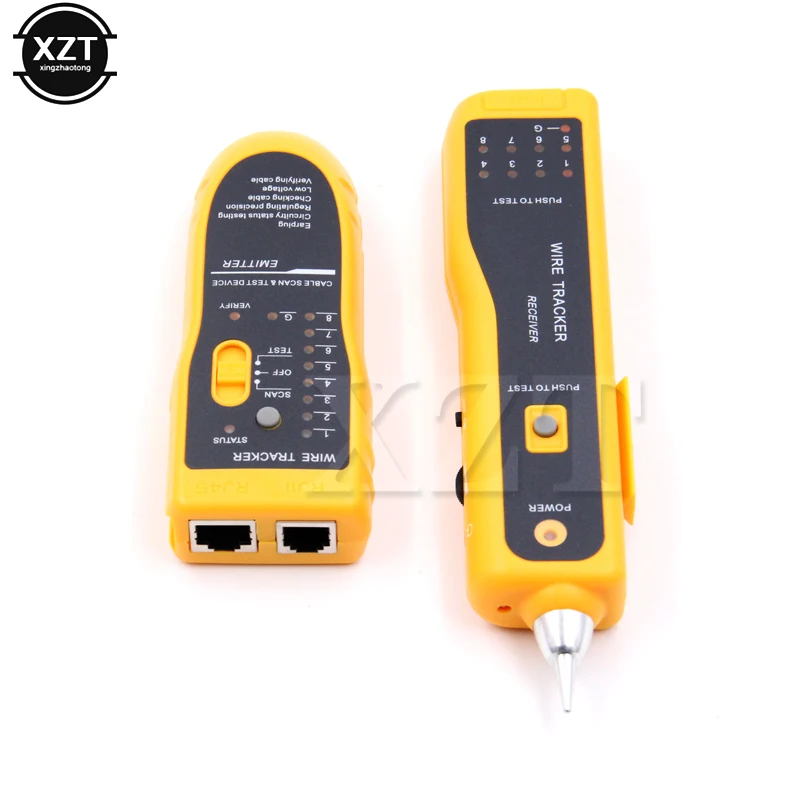 Новинка 1 шт. локальной сети Ethernet кабельный тестер детектор RJ11 RJ45 Cat5 Cat6 телефонная линия Finder для проверки витой пары, телефонной проводки Тонер-детектор