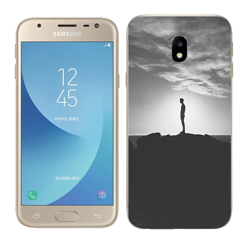 Чехол для Samsung Galaxy J3 2017 силиконовый чехол с рисунком бобы задняя крышка J330