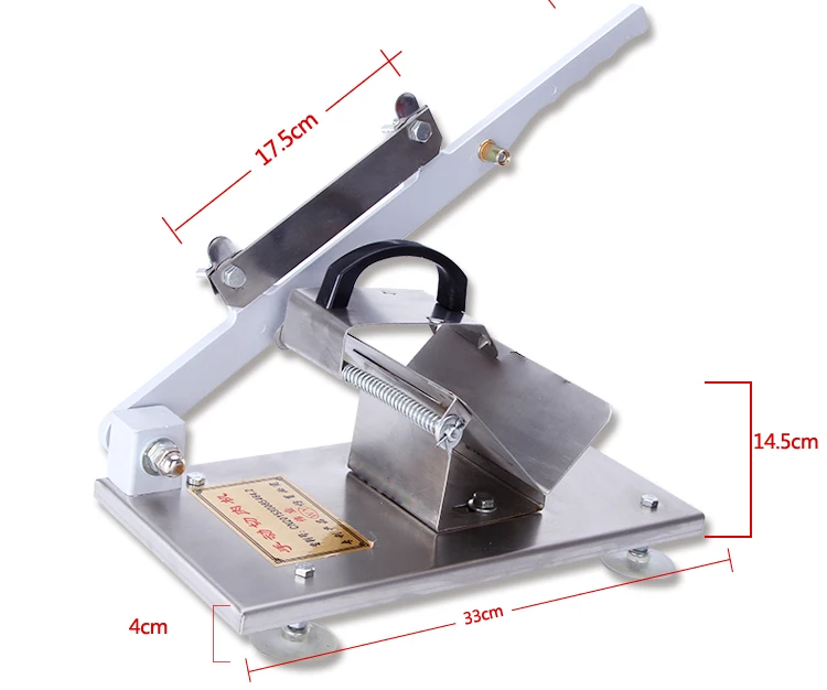 

Beef and Mutton Rolls Manual Meat Slicer Machine Home Fat Cattle Frozen Shabu Mutton Stainless Steel Meat Planing Machine