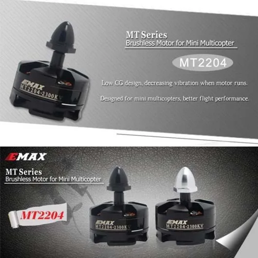 

4set/lot 2pcs CW and 2pcs CCW EMAX MT2204 KV2300 Multi Axis Brushless Motor QAV250 FPV Through Dedicated Free shipping