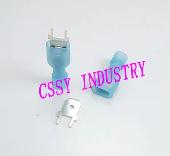 

200piece/bag Without locating Double Crimp Nylon Full-insulating Female Circuit board inserting terminl 16-14AWG(1.5-2.5mm2)