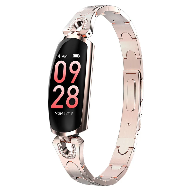 2019 AK16 Women Smart Band Fitness Bracelet Heart Rate Bracelet Blood Pressure WristWatch Fitness Tracker Smart Watch Smartband  (1)