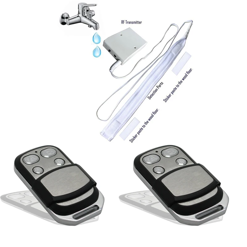 

Water Leak Sensor Wireless Water Leakage Detector Alarm Remote Switch Controller GSM Remote Wall Light Accessaries WL-100/RM-03