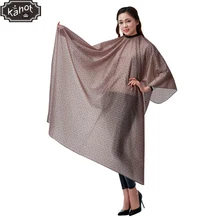 Профессиональная накидка для укладки волос, с буквенным принтом, для взрослых, для стрижки волос, для укладки, водонепроницаемая Парикмахерская накидка, Wai Cloth