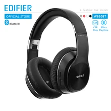 EDIFIER W820BT Bluetooth наушники технология CSR складные дизайнерские беспроводные наушники двойные батареи до 80 часов время воспроизведения