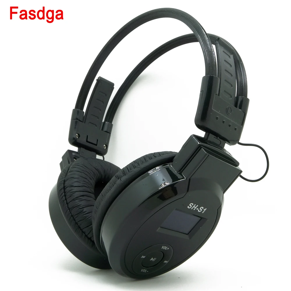 Buy Headphone MP3 Player On Ear Foldable LCD Headset 3
