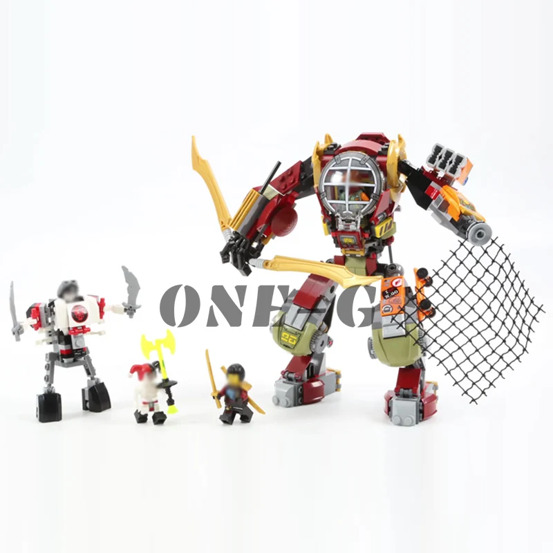 

Compatible with ninjago 70592 Building blocks 10525 454pcs Bricks Salvage M.E.C. figures Educational toys for children