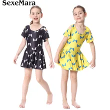 SexeMara/одежда для плавания наивысшего качества с юбкой для маленьких девочек, милые танкини, детский купальный костюм, милые танкини, пляжная одежда для сёрфинга