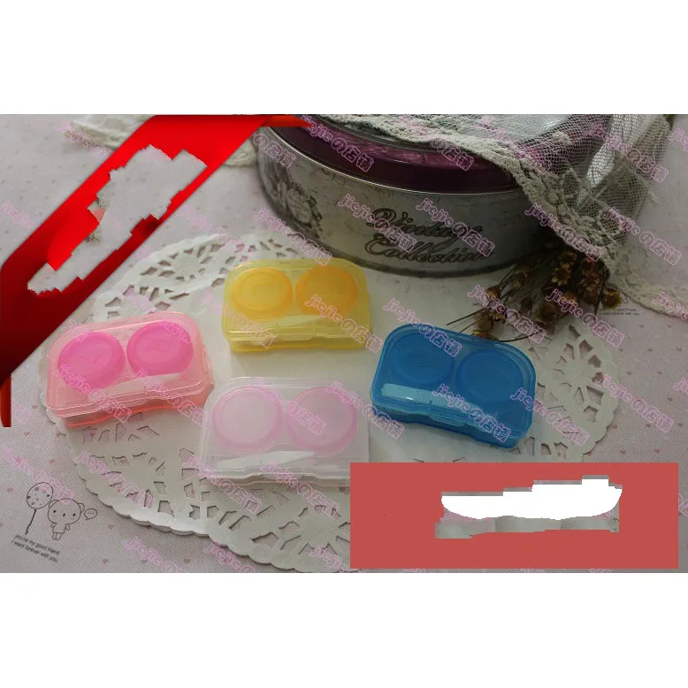 Contact lenses box of pure color partner box smooth box hot style DIY
