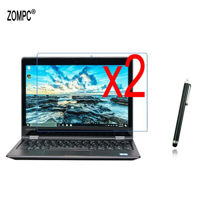 2x защитная пленка + чистая ткань 1x Стилус прозрачная для ЖК экрана Lenovo Yoga 710 11ISK 11