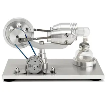 

Hot Air Stirling Engine Electricity Generator Alcohol Burner Physical Experiment set