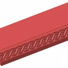 Plastic molds for concrete Border stone for garden "Byzantium" Plaster Stone Tiles Hard ABS Plastic Decor Garden