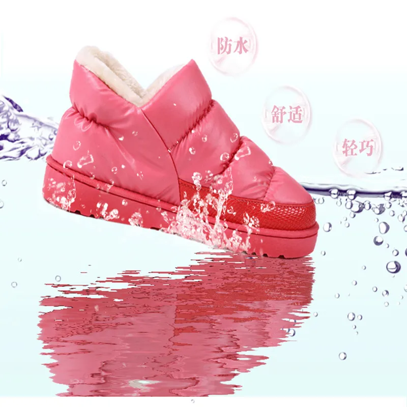 

Promotions excellent quality women winter warm shoes down Feather shoes waterproof boots snow shoes boots excellent quality