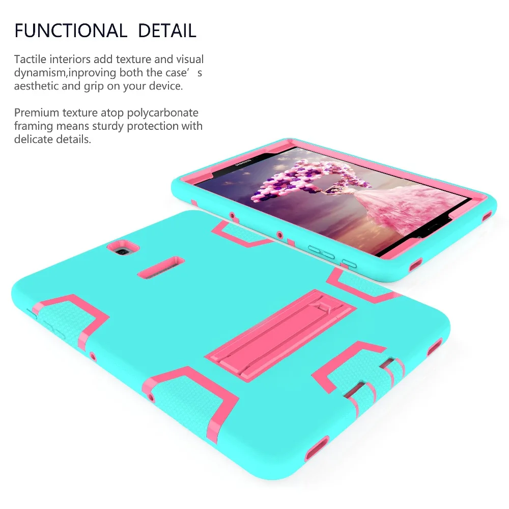 Case For Samsung Galaxy Tab S3 9.7 T820 T825 Cover Armor Shockproof Heavy Duty Silicone Hard Case Full Body Protector case (3)