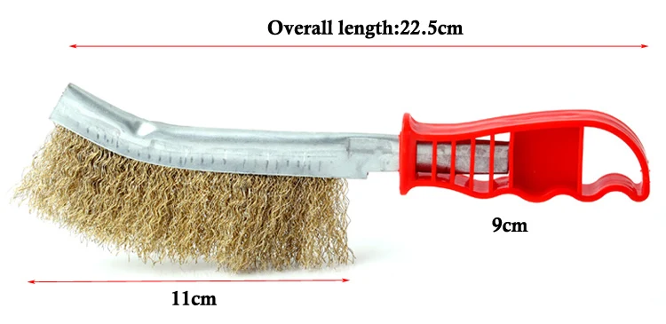 Size of bbq grill cleaning brush