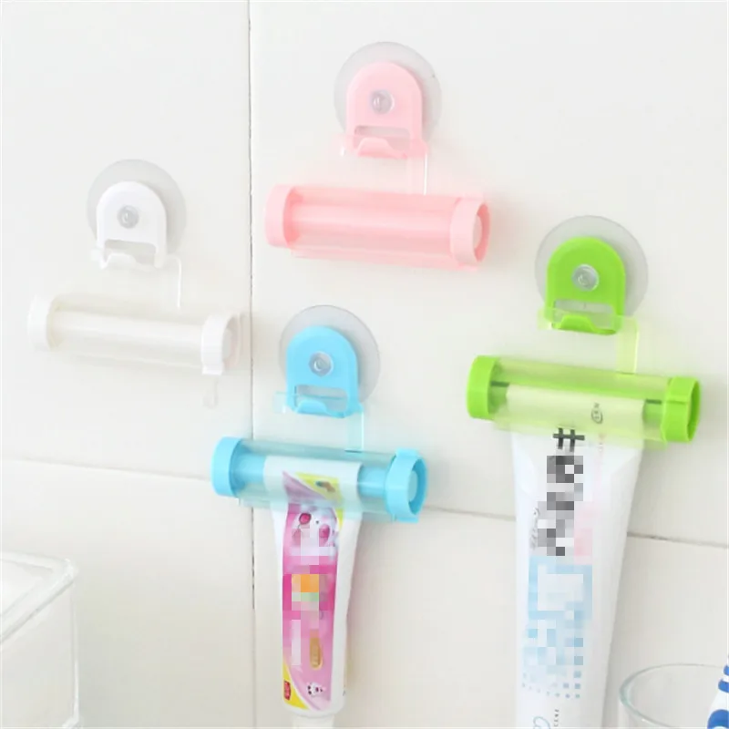 

1pcs Dispenser Tube Sucker Holder Dental Cream Bathroom Accessories Manual Syringe Gun Dispenser Rolling Squeezer Toothpaste,