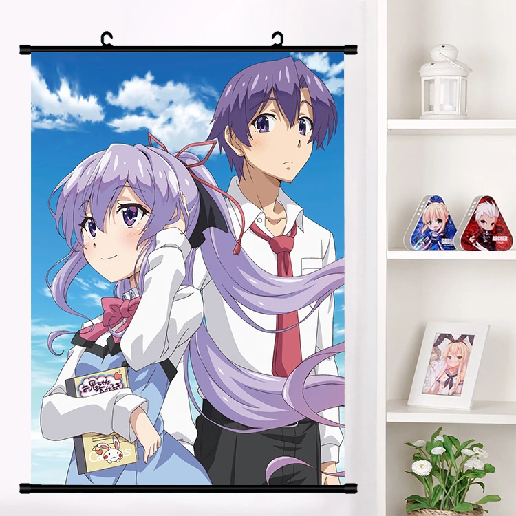 Аниме Ore Ga Suki Nano Wa Imouto Dakedo Ja Nai Suzuka Nagami Косплей настенная прокрутка роспись постер