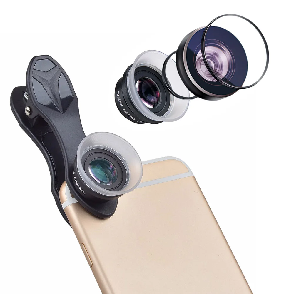 Apexel الهاتف المحمول عدسة سوبر ماكرو 12X 24X عدسات الكاميرا ل فون 6/7/8 X XS/ XR/Xsmax/Xiaomi/سامسونج/هواوي/الهاتف عدسة Apexel الهاتف المحمول عدسة سوبر ماكرو 12X 24X عدسات الكاميرا ل فون 6/7/8 X XS/ XR/Xsmax/Xiaomi/سامسونج/هواوي/الهاتف عدسة